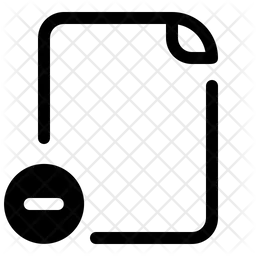 Remove File  Icon