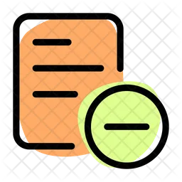 Remove File  Icon