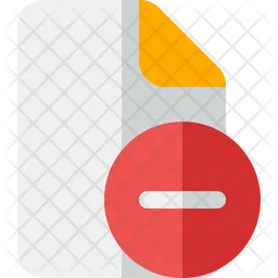 Remove File  Icon