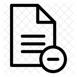 Remove File  Icon