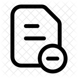 Remove File  Icon
