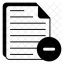 Remove File  Icon