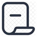 File Minus Files Folders Icon