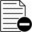 Remove File Delete Erase Icon