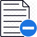 Remove File Delete Erase Icon