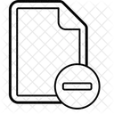 Remove file  Icon