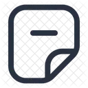 File Minus Files Folders Icon