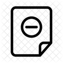 File Trash Remove Icon