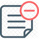Remove file  Icon