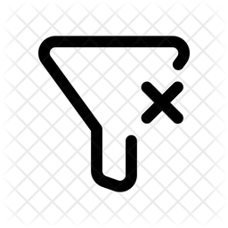 Remove Filter  Icon