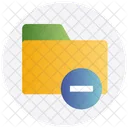 Folder Minus Document Icon
