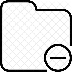 Remove folder  Icon