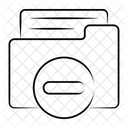 Remove Folder Delete Folder Document Icon