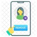 Remove Friend  Icon