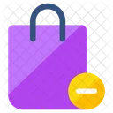 Remove From Bag Tote Jute Icon