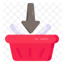 Shopping Basket Shopping Bucket Remove From Basket Icon