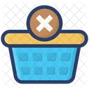 Remove From Basket Delete From Basket Shopping Bucket Icon