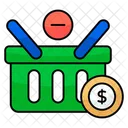 Remove From Basket Remove From Cart Ecommerce Icon