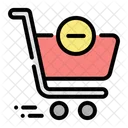 Shopping Cart Delete Ecommerce Icon
