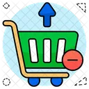 Remove From Cart Remove From Pushcart Remove From Trolley Icon