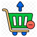 Remove From Cart Remove From Pushcart Remove From Trolley Icon