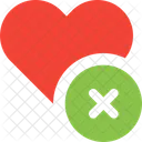 Remove Heart Remove Love Heart Icon