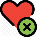 Remove Heart Remove Love Heart Icon