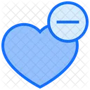 Remove Heart Heart Love Icon