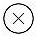 Cancel Cross Mark Eliminate Icon