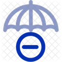 Remove Insurance Cancel Policy Icon