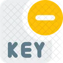 Remove Key File Key File Delete Key File Icon