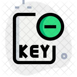 Remove Key File  Icon