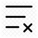 Remove List Delete List List Icon