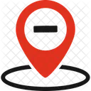 Remove Location Location Map Icon