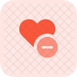 Remove Love  Icon