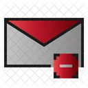 Mail Minus Message Icon