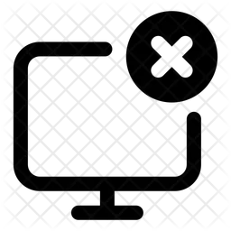 Remove monitor  Icon