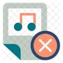 Remove Music File  Icon