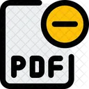 Remove Pdf File Pdf File Delete Pdf File Icon