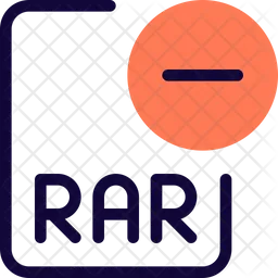 Remove Rar File  Icon