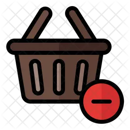 Remove Shopping Basket  Icon