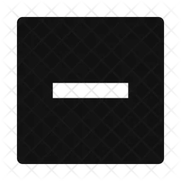 Remove Square  Icon