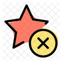 Remove Star  Icon