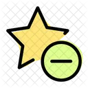 Remove Star Star Remove No Rating Icon