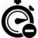 Remove Time Clock Cross Icon