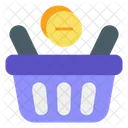 Remove To Basket Commerce And Shopping Add To Cart Icon