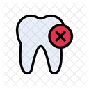 Teeth Delete Oral Icon