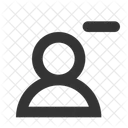 Remove User Minus User Icon