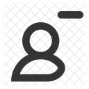Remove User Minus User Icon