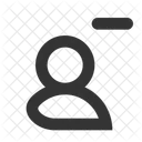 Remove User Minus User Icon